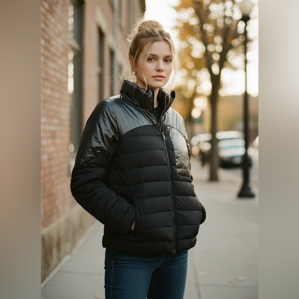 lululemon wunder puff athletica black goose light weight Puffer Jacket - Picture 4 of 14